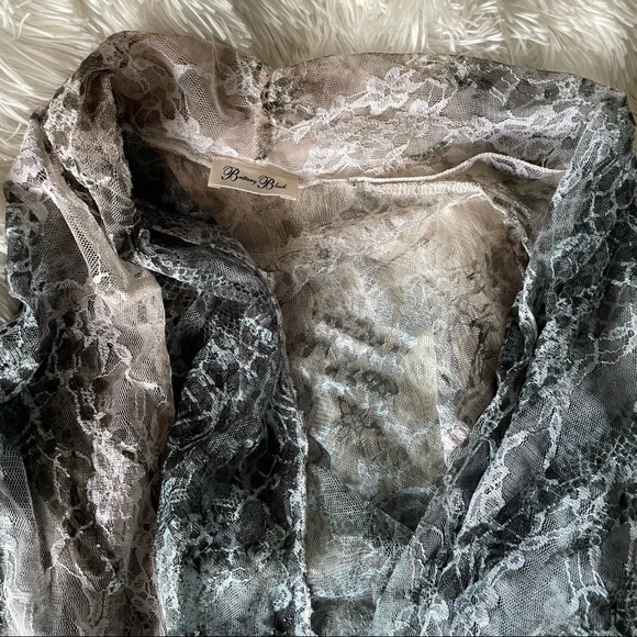 Floral cardigan / green size S/M - Picture 3 of 3